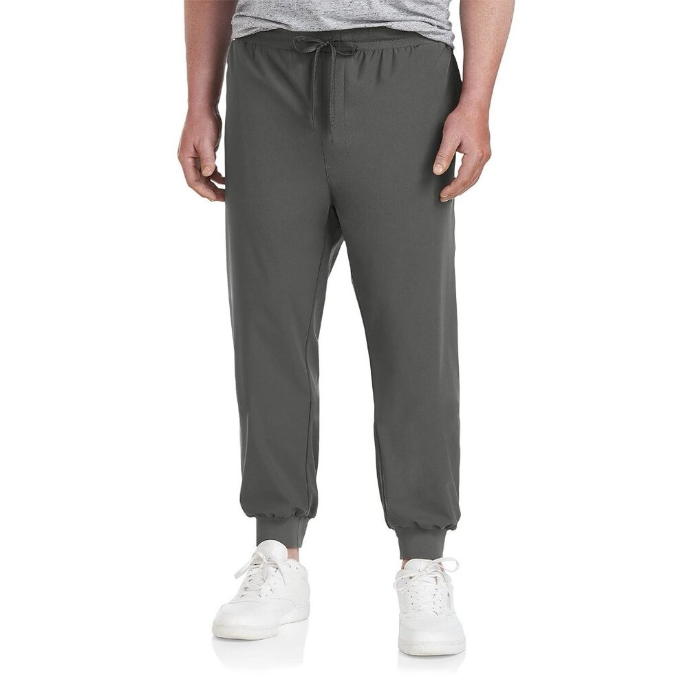 Society of One Men’s 1XL Grey XL Hybrid Joggers Elastic Waist Active Stretch DXL